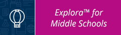 Explora for Middle School Explora for Middle School Button